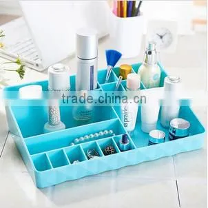 Wholesale Stock Small Order Desktop 15 Lattices Cosmetic Plastic Storage Box