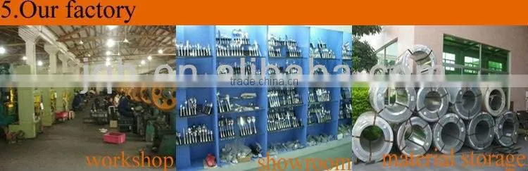 2014 new style Stainless table fork and spoon with plastic handle and low price