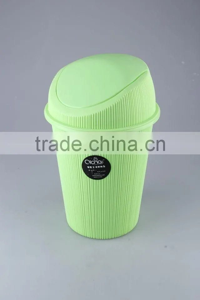 Plastic Trash Can Household Garbage Can/Rubbish Bin