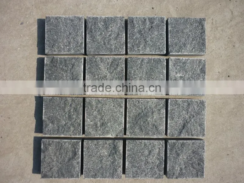 Cheap Paving Stone Grey Granite Cube Stone Driveway Paving Stone