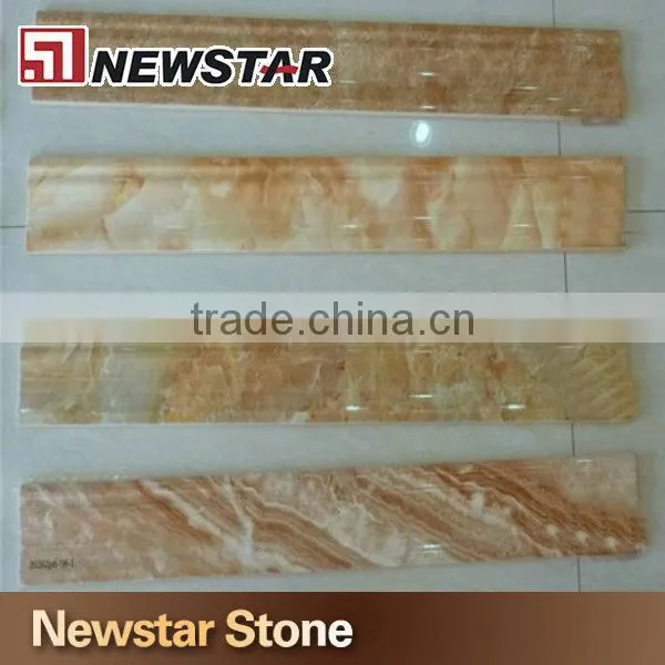 Natural Onyx Window Frames In Stone