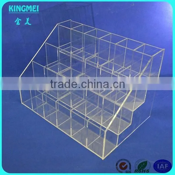 4 Tiers Cosmetic Makeup Box Nail Polish Varnish Display Stand Holder Booking Jewelry Acrylic Packaging Organizer Storage