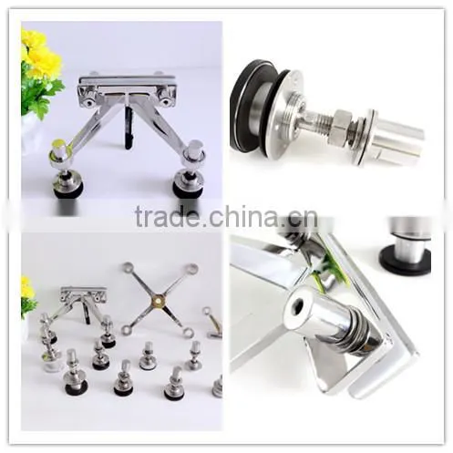 stainless steel curtain wall spider fittings glass spider system spider fin