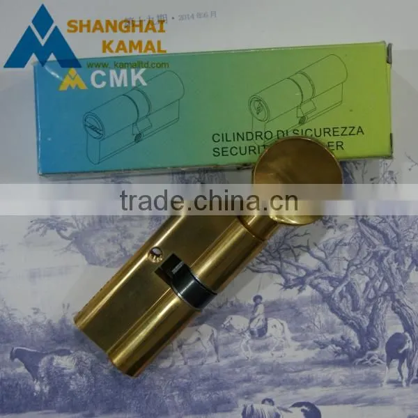 Euro standard solid brass door lock cylinder
