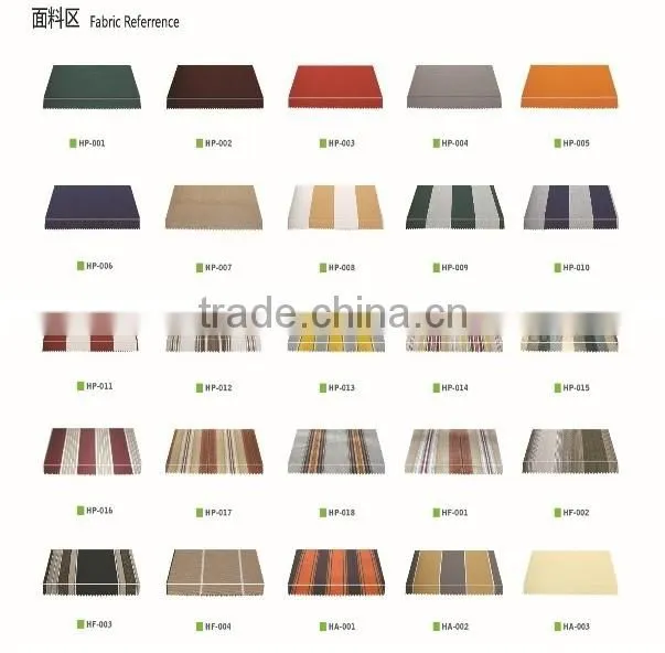 Acrylic awning fabric for No-cassette awnings(manual)