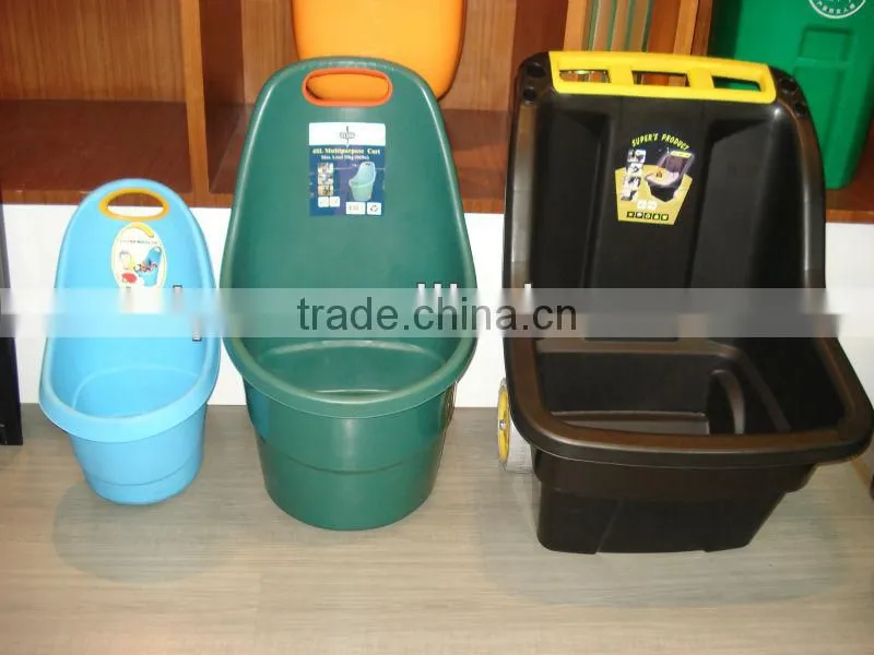 plastic industrial garden cart with two wheels XDB-402