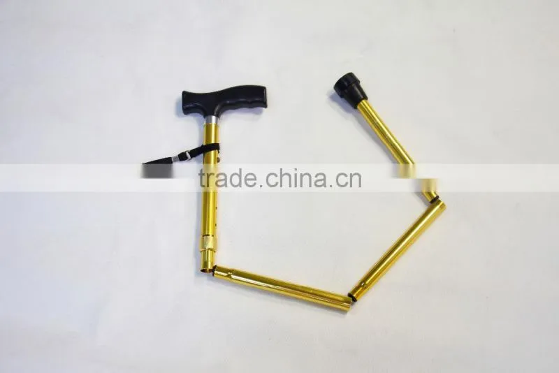 Topmedi hot sales aluminum foldable walking stick