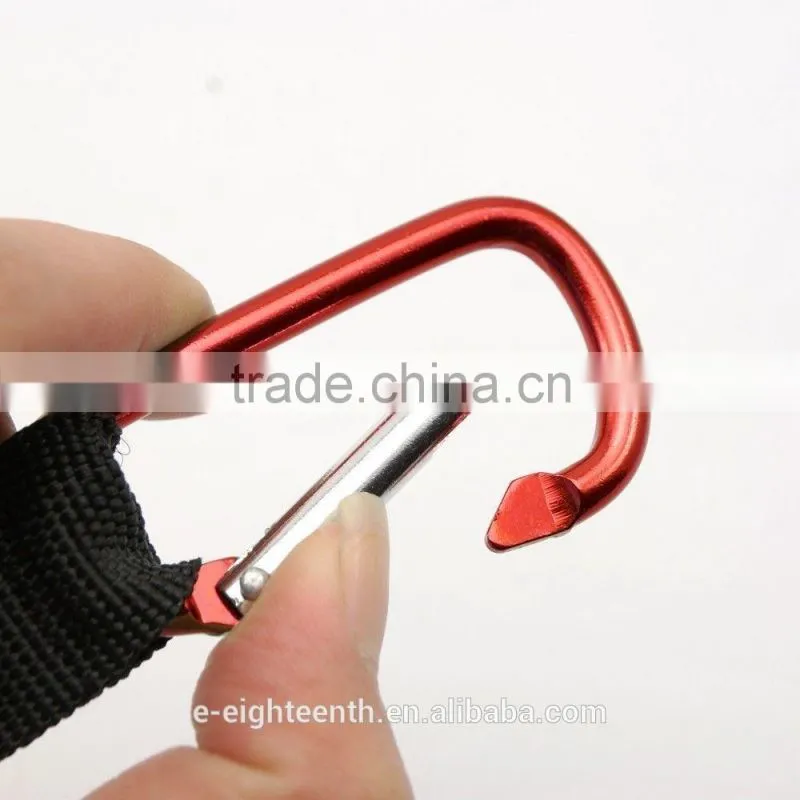 new 2016 higgh quality Water Bottle Holder Outdoor Travel Sports Carabiners Water Bottle Holder Keychain Buckle Hook