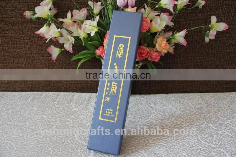 Chinse bamboo hand fan gift box