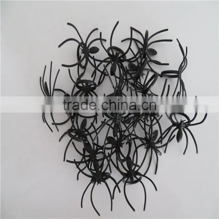Promotional Black Spider Insect PS Ring-Low price