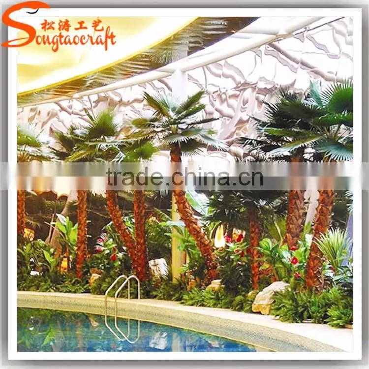 factory wholesale Island decoration plants of Washington palm tree artificial palm tree