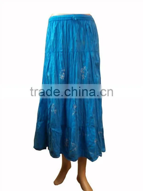 100% Cotton Long Skirt