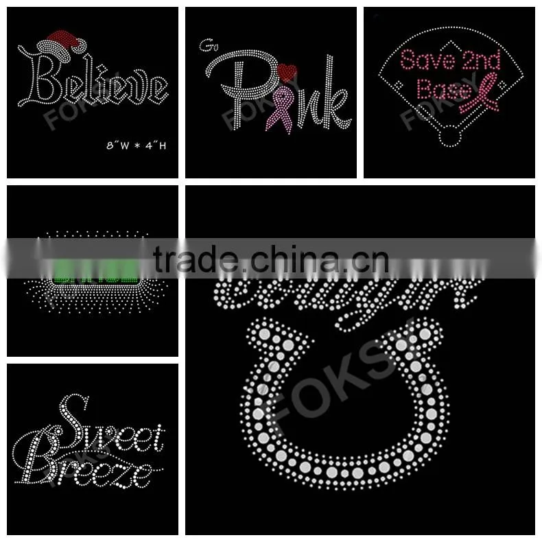 Rhinestone cheer bow transfer in rhinestone designs wholesale