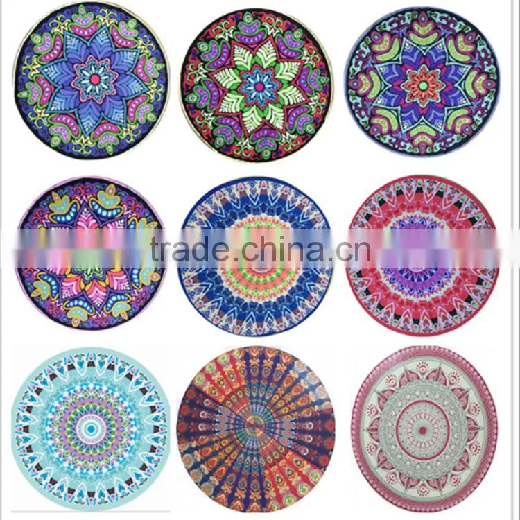 Ebay hot Selling Cotton Oil painting style Beach Towel