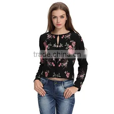 Latest fashion Womens 2017 jackets custom embroidery designs
