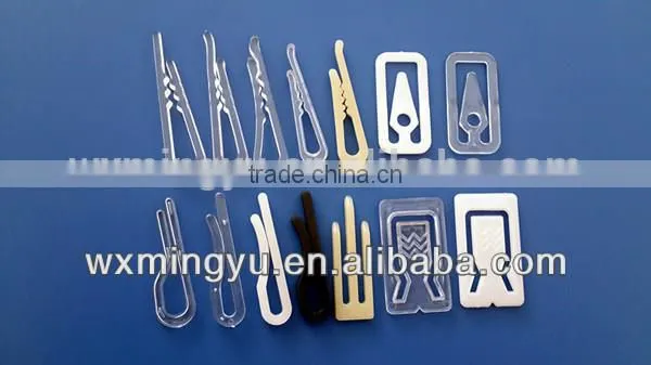 High Quality Square Transparent Plastic Shirt Clip Factory