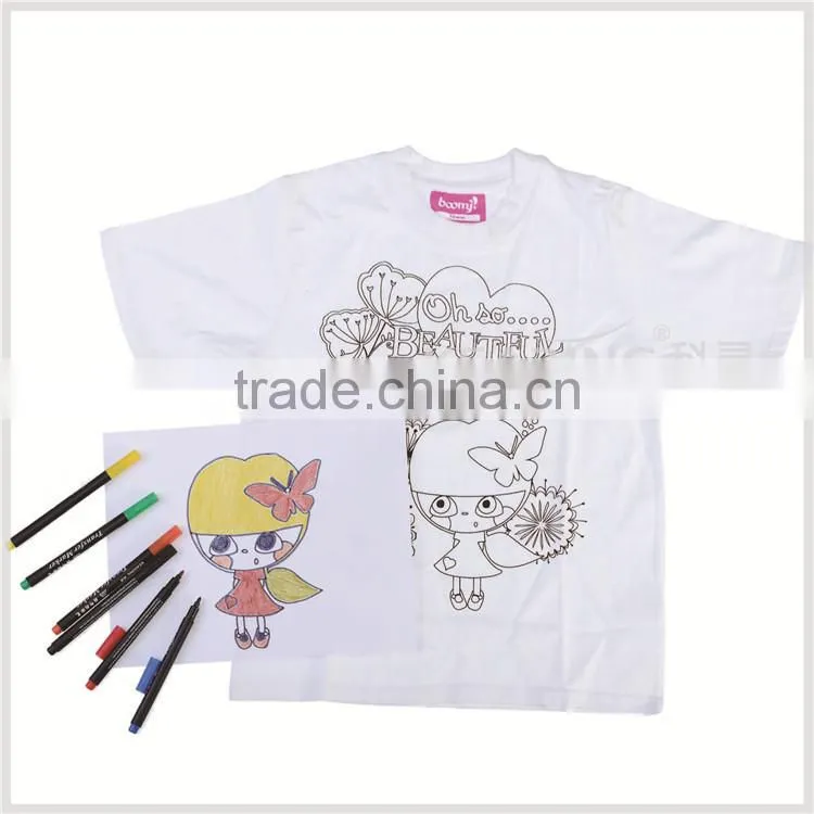 Kearing brand fabricate 12pcs/set 2.0mm nibs fabric marker ingrnious 12 colors fabric permanent T shirt marker pen#FM212