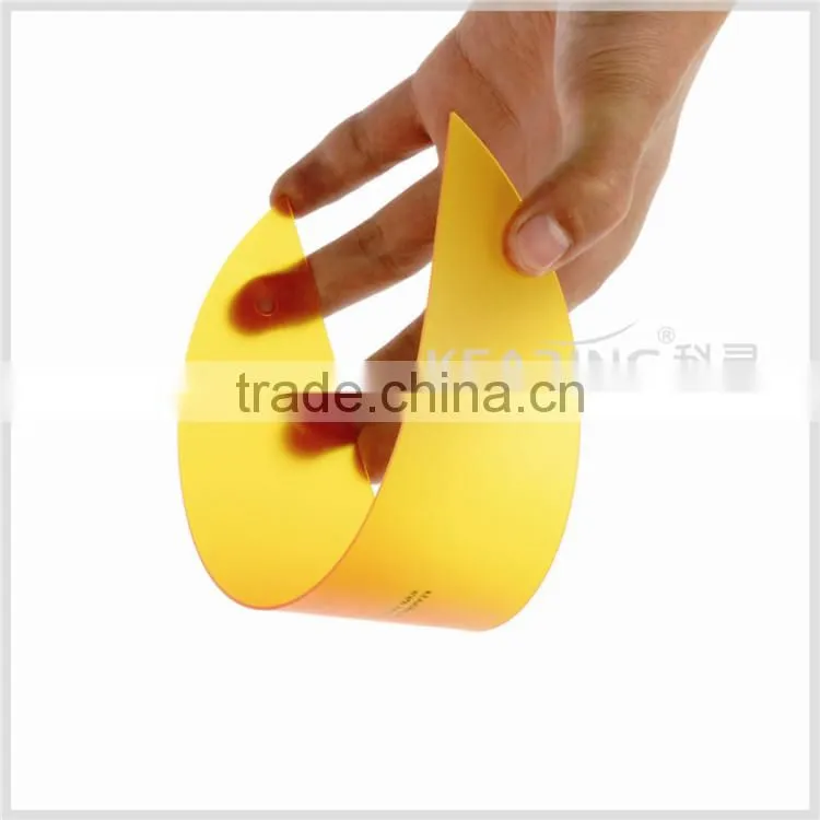 Chinese factory direct sell fashion garment curves in 1.2mm thick 2pcs per set enviromental friendly plastic #1304S
