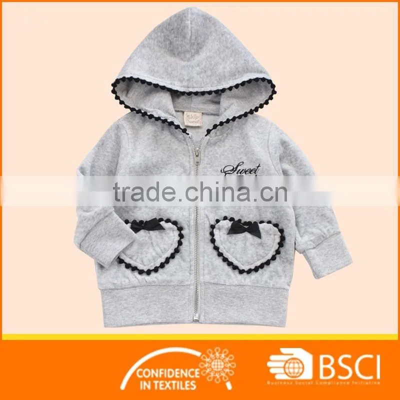 Velour Custom Made Girls Kids Winter Jacket