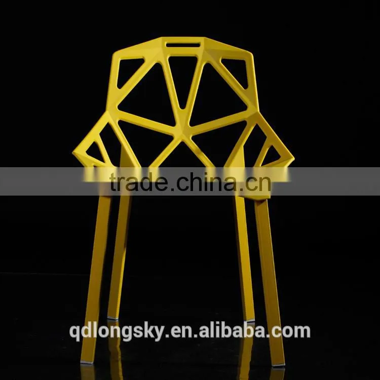 LS-4003 Wholesale Modern high quality Indoor and Outdoor Furniture PP dining chair plastic garden chair