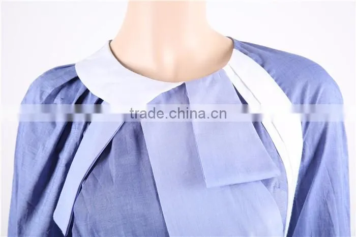 2016 pre-fall collection long sleeve women new blouse neck design