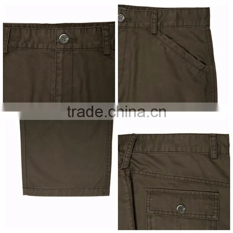 Wholesale price trade assurance nice workmanship promotional mens baggy cargo pants with bellows pockets