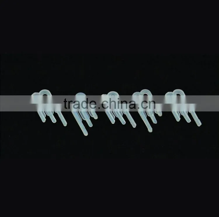 High Quality 3.75*1.7*0.35cm Clear Colored Plastic Shirt Clip for Garment Packing