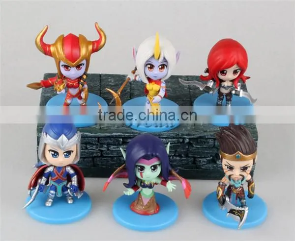 SV-LOL012 (Popular League of Legends )LOL action figure wholesale game toys League of Legends figure set 6pcs with retail box