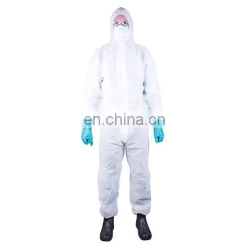 Alibaba Supplier PP/SMS Waterproof Disposable Coverall