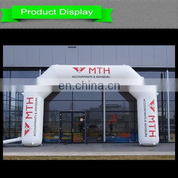 custom made white inflatable arch mth promotion gate for sale