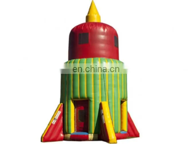 Fabulous inflatable rocket site dry slide 2012