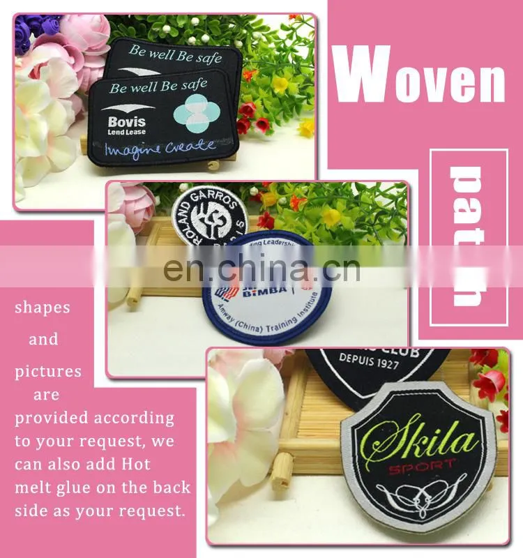 Custom national wind woven label ribbon
