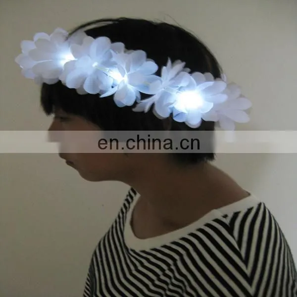 Festival led garland glovion led lighted flower garland wedding flower garland