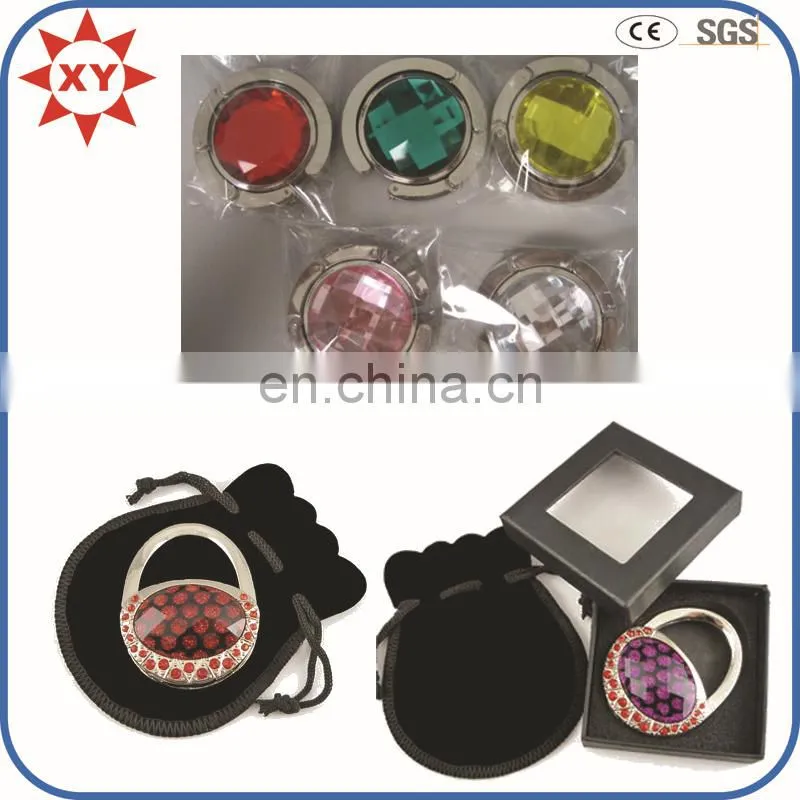 Fashion design promotion custom logo purse hanger hook