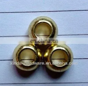 Anti silver color Alloy metal stopper metal bead for garment simple stopper