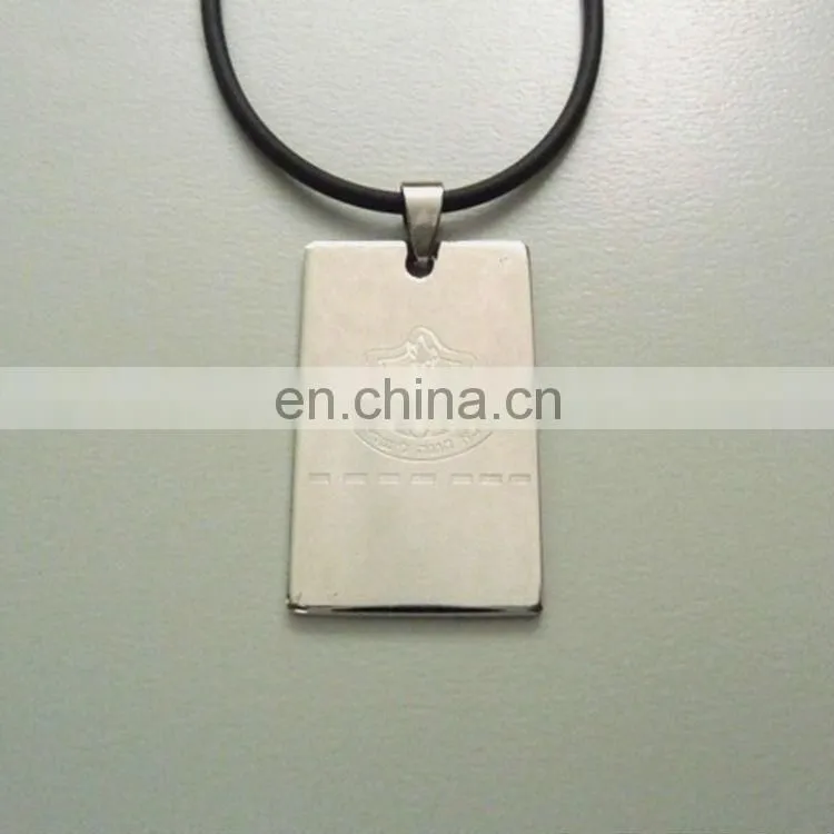 cut out sliver metal custom shape printable dog tag
