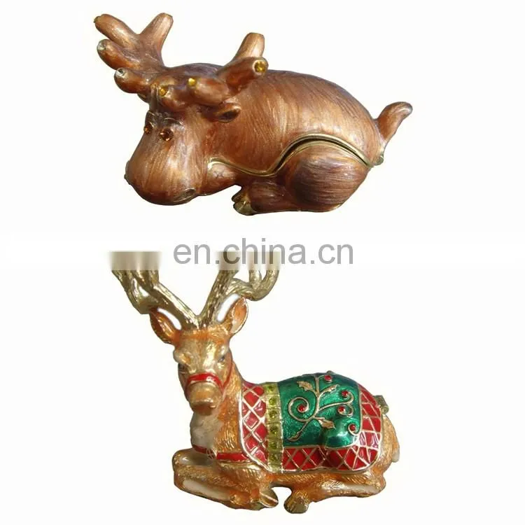 High quality christmas gift round tin box christmas jewelry boxes wholesale make in China