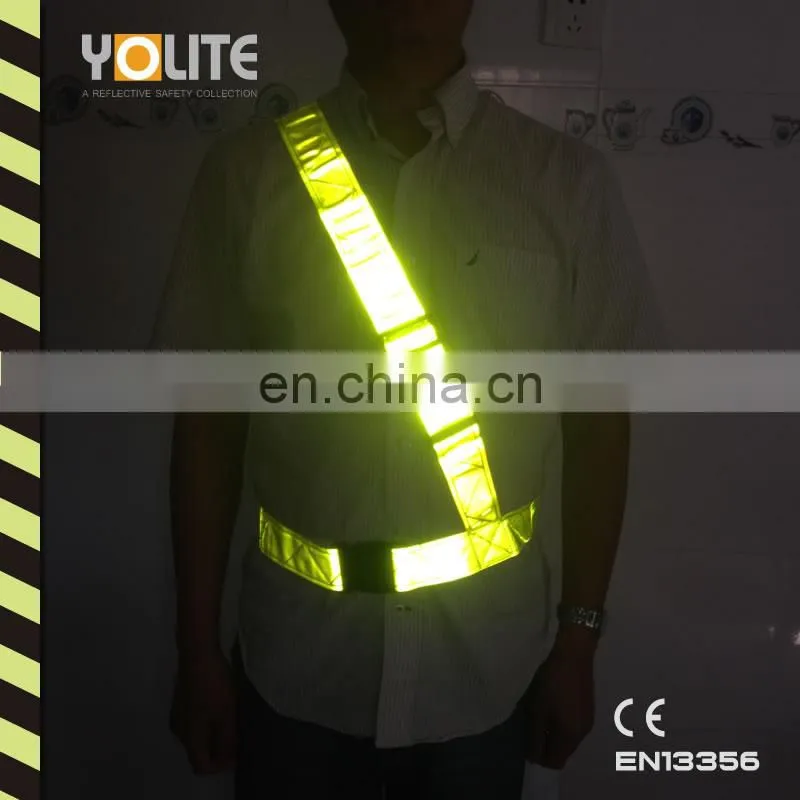 Adjustable Hi Visibility Reflective Belt, Durable, Weather Resistant and Military Style