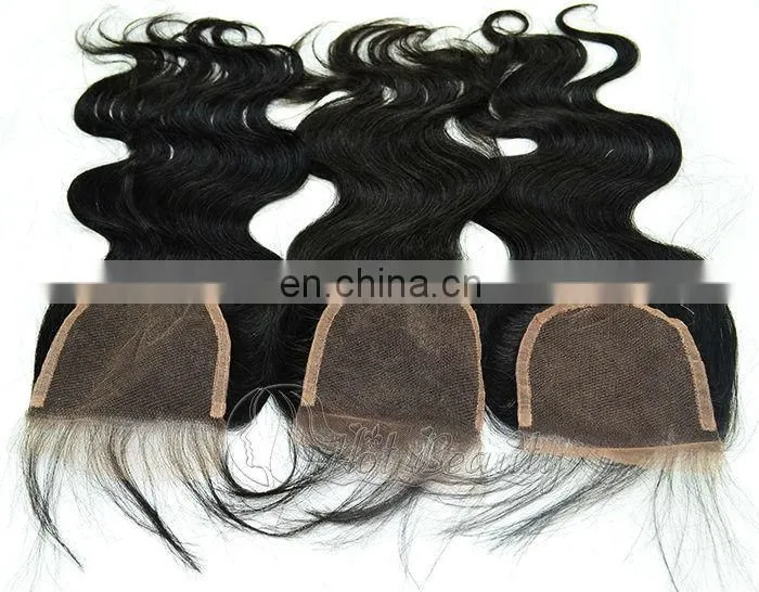 Natural Raw Peruvian Hair Lace Frontal 4*4 Virgin Hair Closure