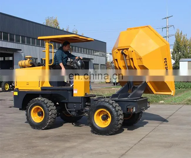 Construction transport 3 ton mini dump truck FCY30