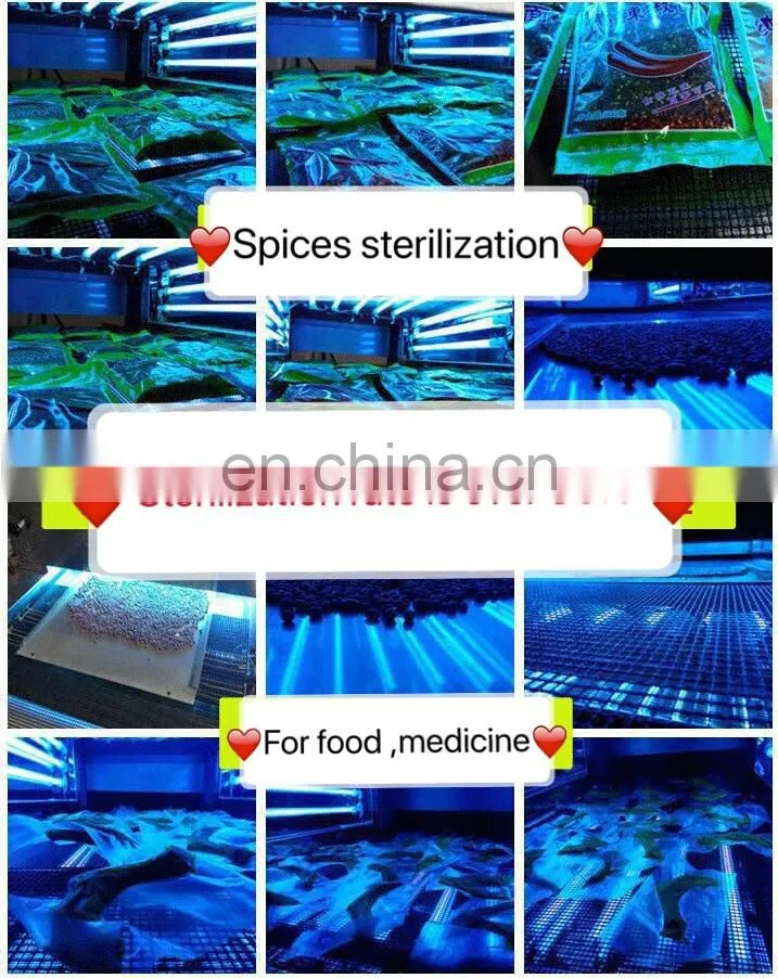 tunnel industrial microwave sterilization drying equipment for seasoning mixtures