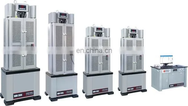 China Ali Supply servo hydraulic tensile compression testing equipment