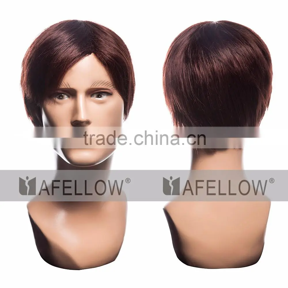 Realist Men fiberglass head mannequin Male Hair display model H1107