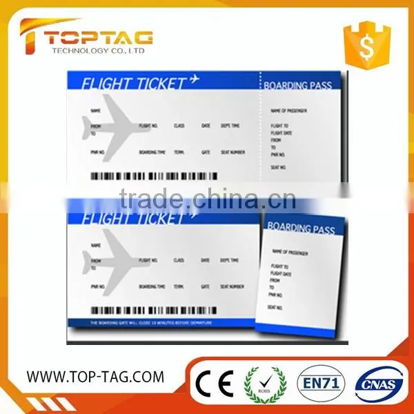 Printable Boarding Check Thermal Paper Ticket Card