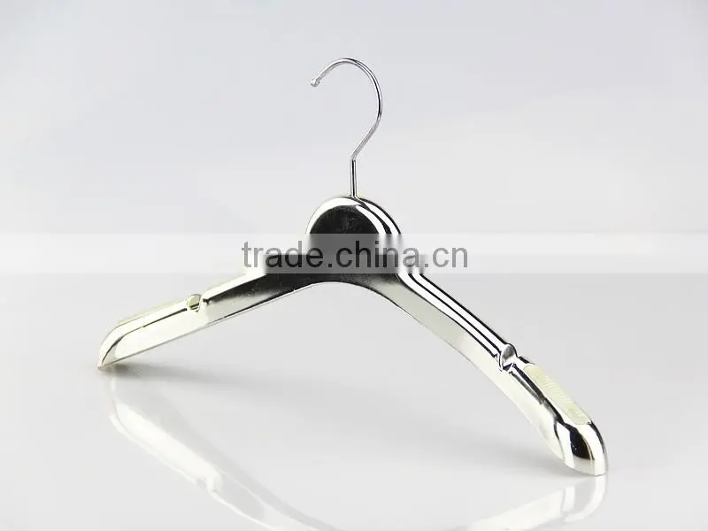 IMY-352 silver plating high grade hanger for wholesale plastic non-slip hanger
