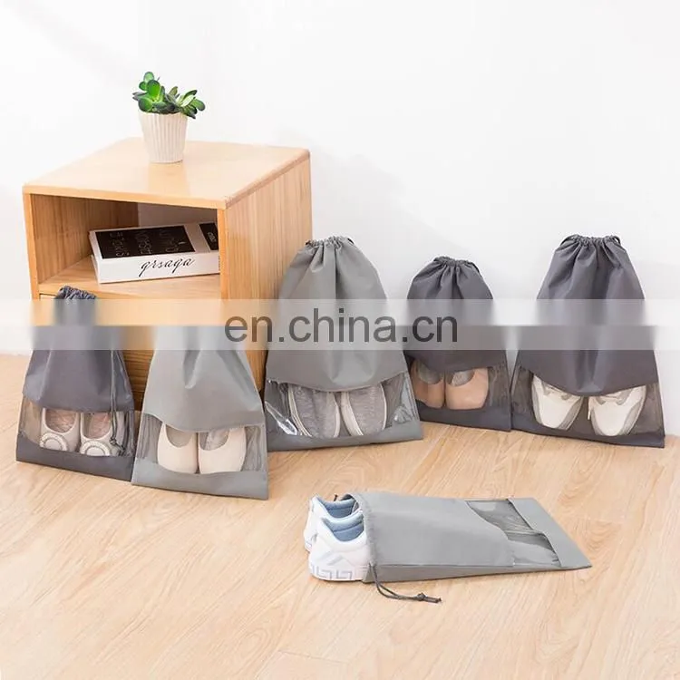 Customized Recyclable Non Woven Drawstring Shoe Bag Making Machine