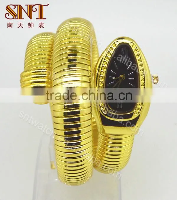 alloy watch gold color plating watch