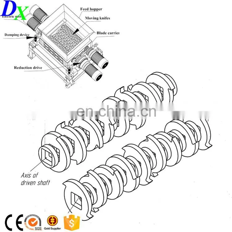 Industrial scrap metal steel shredder oil filter crusher