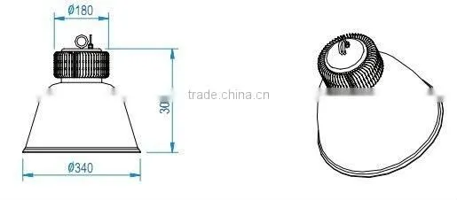 50W high power outdoor industry LED high bay Mining lamp