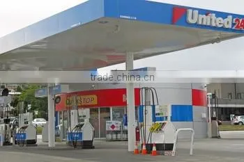 Hot sale galvanized steel fabrication for fuel filling station